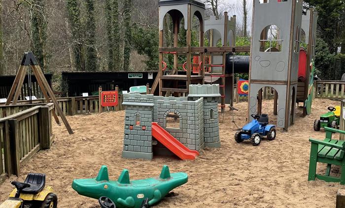 Somewhere to relax with the children running off the energy